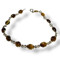 Pulsera Mandile 1922 Mujer Pietre e perle in Plata Occhio di tigre 2MBRPT1.2